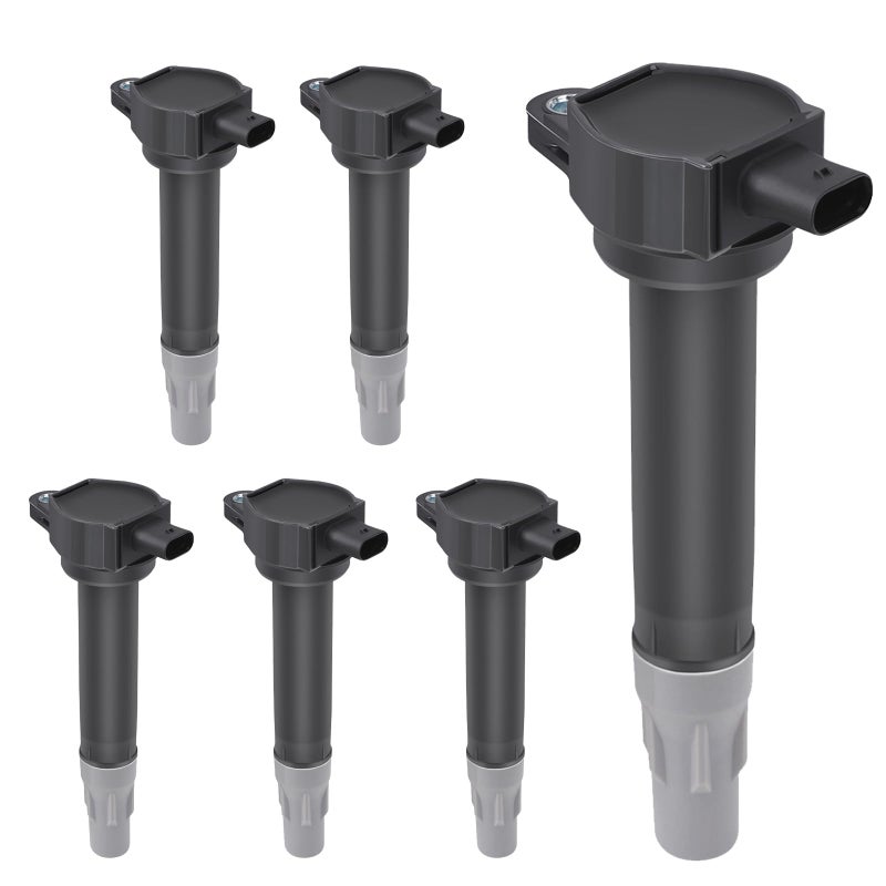 Yikesai 6x Ignition Coil Pack Compatible with Dodge Charger, Challenger, Avenger, Journey, Magnum, Chrysler 300, Sebring, Chrysler Town & Country 2.7L 3.5L 4.0L V6 | Replaces 4606869AA 4606869AB UF502 - Image 1